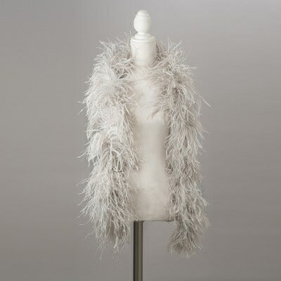 オーストリッチボアB01 羽 髪飾り 舞台衣装 ダンス衣装