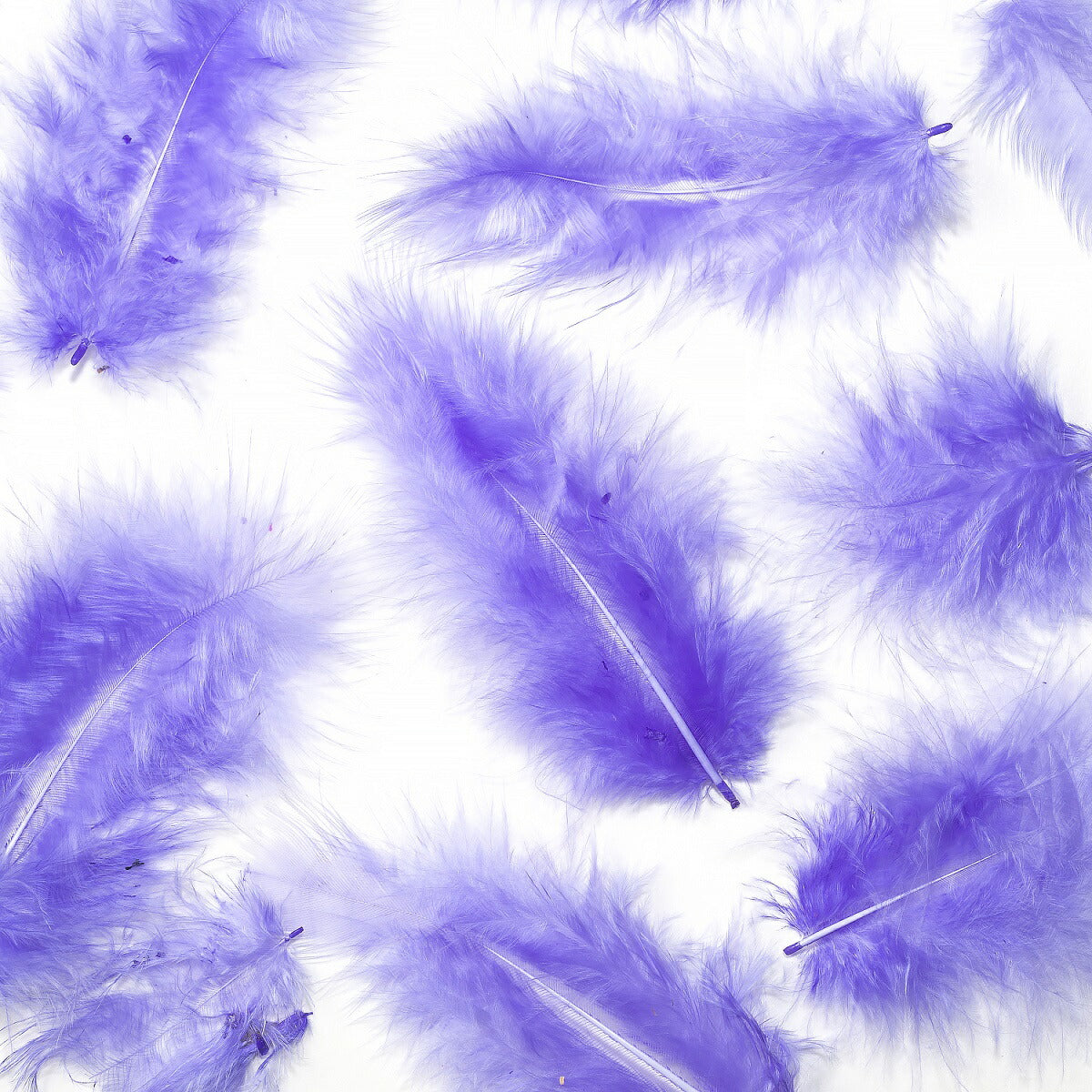 羽 フラット小ムラサキ 羽 飾り 羽根 髪飾り 羽 ビーズ 天使の羽根 羽 ディスプレイ 羽 エンジェルシャワー 羽根 アクセサリー 羽根 ヘットドレス 羽根 コサージュ