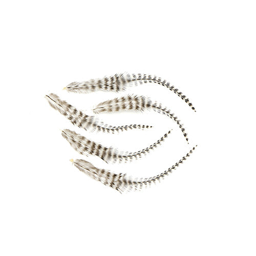 グリズビー(中)長さ約10-20cm /1本<br>【フェザー アクセサリー パーツ 羽 手芸 しゅげい アクセサリ】