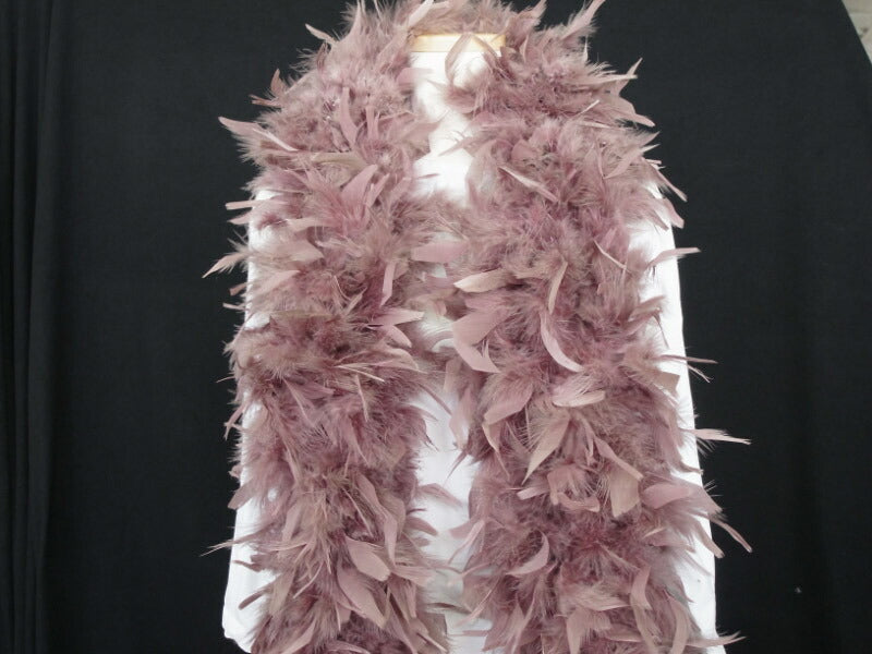 キャンドルマラボー (ピンクパープル)BO6<br>豊富な羽根を利用したマラボーとボア