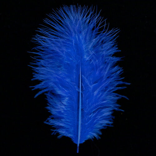 羽 フラット大 青 羽 飾り 羽根 髪飾り 羽　ビーズ　 天使の羽根　羽　ディスプレイ 羽 エンジェルシャワー 羽根　アクセサリー　羽根 ヘットドレス　羽根　コサージュ