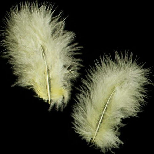 羽 フラット中 黄色 羽 飾り 羽根 髪飾り 羽　ビーズ　 天使の羽根　羽　ディスプレイ 羽 エンジェルシャワー 羽根　アクセサリー　羽根 ヘットドレス　羽根　コサージュ