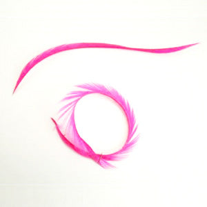 羽 ビヨット　ピンク ５本【装飾用】【羽根】【フェザー アクセサリー パーツ 羽 手芸 アクセサリ しゅげい 羽根飾り】羽 髪飾り 羽 手芸 羽 ビーズ 羽 帽子飾り