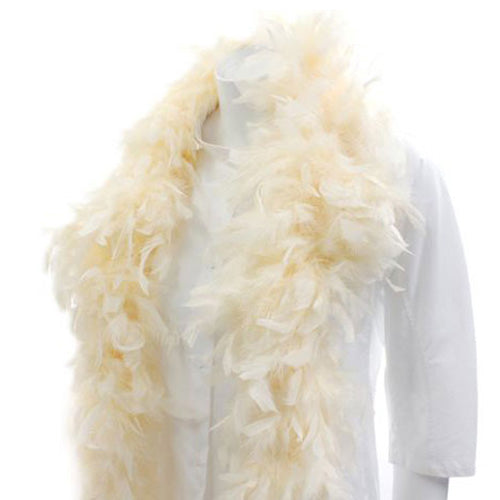 キャンドルマラボー （アイボリー）【羽 ラテンドレス 社交ダンス ソシアルダンス ダンス衣装　インディアン風 ネイティブアメリカン ダンス デコレーションにどうぞ】