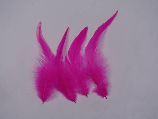 キャラ尾　パーシャルピンク 12-16cm 10本　装飾用の羽根 ピンクの羽根【アクセサリー パーツ 羽 手芸 アクセサリ しゅげい フェザー】羽ドレス衣装　舞台衣装　ダンス衣装 　帽子飾り 羽ビーズ