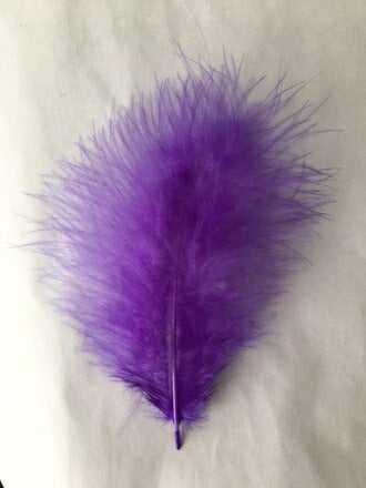 羽 フラット大 ムラサキ 羽 飾り 羽根 髪飾り 羽　ビーズ　 天使の羽根　羽　ディスプレイ 羽 エンジェルシャワー 羽根　アクセサリー　羽根 ヘットドレス　羽根　コサージュ