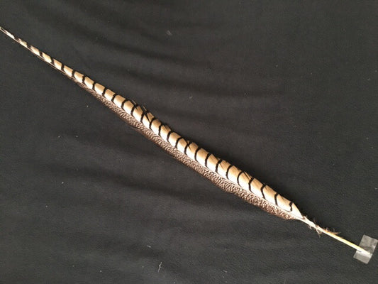 ギンケイ尾 非対称模様40-70cm<br>【装飾用の羽根】【アクセサリー フェザー パーツ 羽 手芸 アクセサリ しゅげい】舞台衣装 ダンス衣装 ドレス衣装