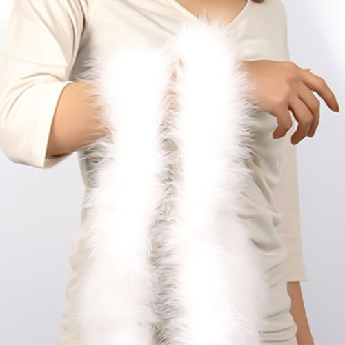 ターキーマラボー（白）羽根 フェザー舞台衣装 ダンス衣装 帽子飾り