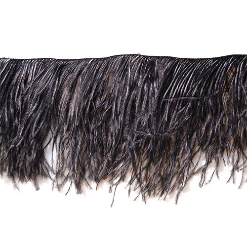 フリンジ 90cm （ブラック） この羽根はディスプレイ、アクセサリー、ヘットドレス等に使用されてます。