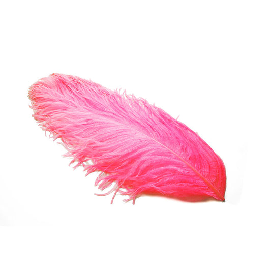 羽オーストリッチ 45～55cm （ピンク） 羽ディスプレイ、アクセサリー、ヘットドレス  舞台衣装 ダンス衣装
