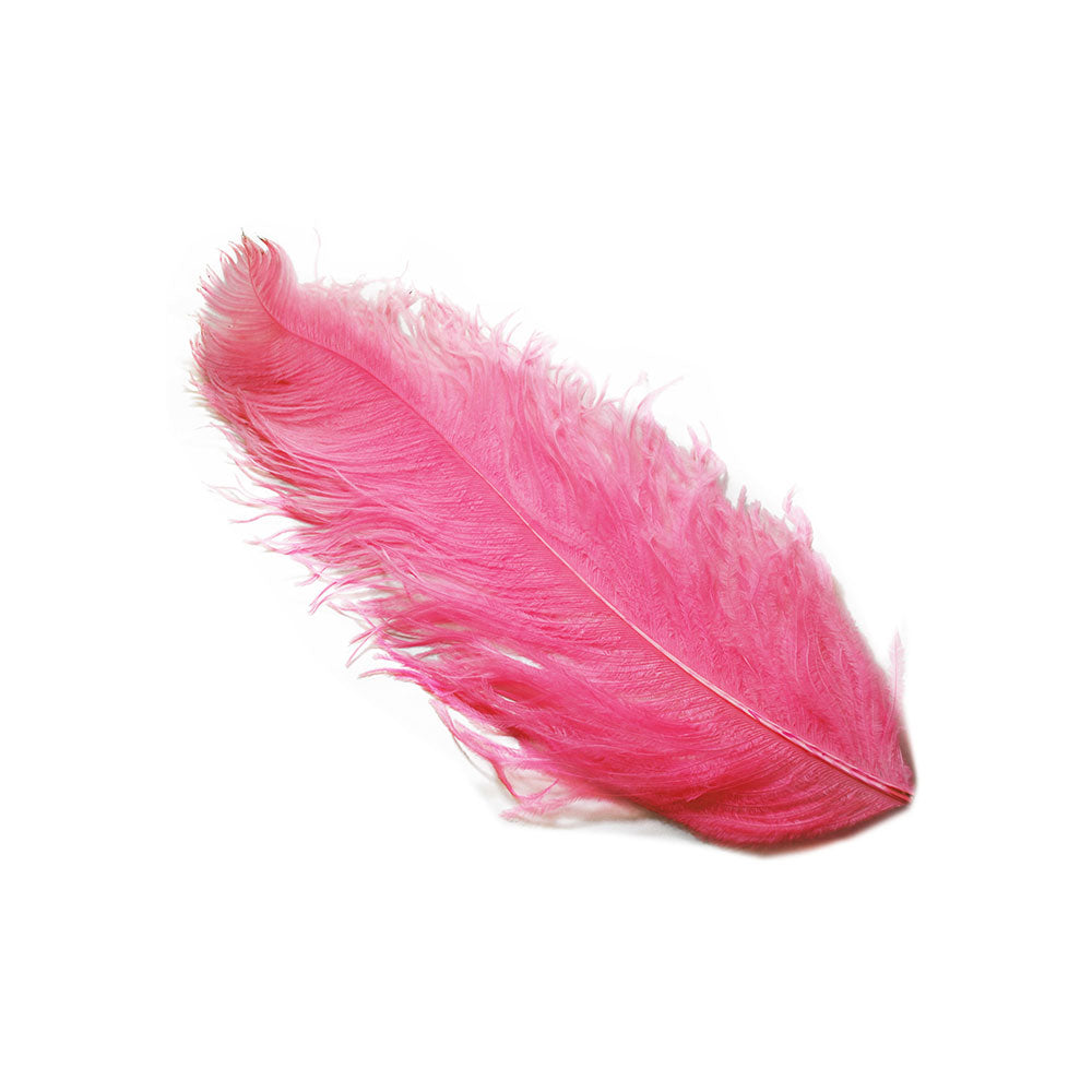 羽オーストリッチ 45～55cm （ピンク） 羽ディスプレイ、アクセサリー、ヘットドレス  舞台衣装 ダンス衣装
