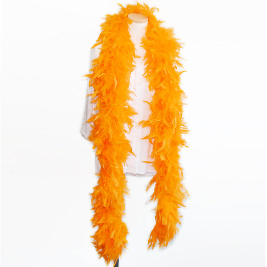 キャンドルマラボー ハワイアンイエロー）<br>豊富な羽根を使用したマラボーとボア