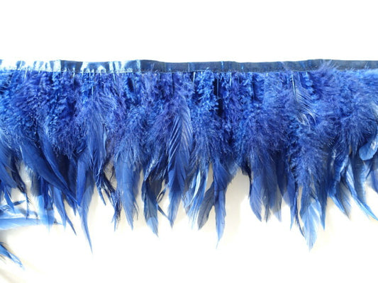 フェザーテープＧ０１　紺【羽 150本 ラテンドレス 社交ダンス ソシアルダンス ダンス衣装 インディアン風 ネイティブアメリカン ダンサー　デコレーションに10-15cm