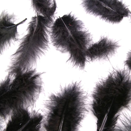 羽 フラット中黒 羽 飾り 羽根 髪飾り 羽　ビーズ　 天使の羽根　羽　ディスプレイ 羽 エンジェルシャワー 羽根　アクセサリー　羽根 ヘットドレス　羽根　コサージュ